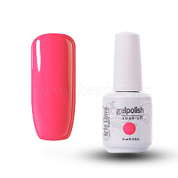 15ml Special Nail Gel, for Nail Art Stamping Print, Varnish Manicure Starter Kit, Light Coral, Bottle: 34x80mm(MRMJ-P006-D103)