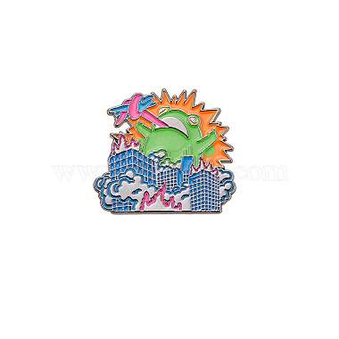 Colorful Frog Alloy+Enamel Enamel Pins