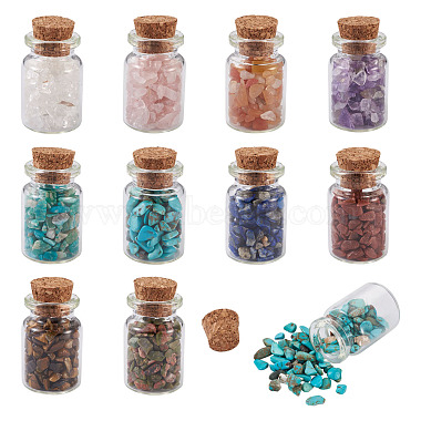 Glass Wishing Bottle Decorations(STAS-CW0001-01)-2