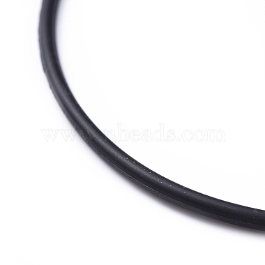 Rubber Cord Necklace Making(RCOR-440L-6)-3