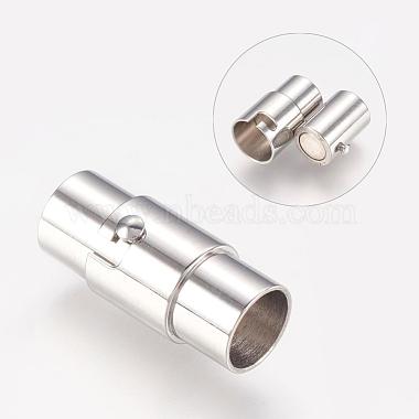 304 Stainless Steel Locking Tube Magnetic Clasps(STAS-H019-4)-2