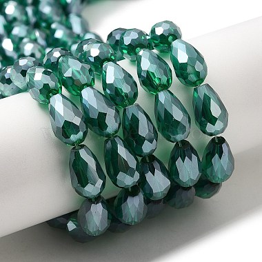 Electroplate Glass Beads Strands(EGLA-R008-11x8mm-2)-2