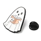 Halloween Theme Ghost Enamel Pin(JEWB-E023-06EB-02)-3