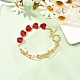 Shell Pearl Beaded Bracelets for Girl Women(X1-BJEW-TA00014)-2
