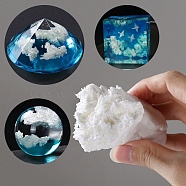 Cloud Paper Crane Ocean Fill Mud, for DIY Epoxy Resin Material Filling, White, Packing Bag: 195x125x29mm(X-DIY-E032-04)