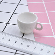 Miniature Plastic Mini Cup, for Dollhouse Accessories Pretending Prop Decorations, WhiteSmoke, 40x30x25mm(MIMO-PW0001-107A)