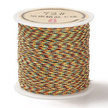 50 Yards Nylon Chinese Knot Cord, Nylon Jewelry Cord for Jewelry Making, Colorful, 0.8mm