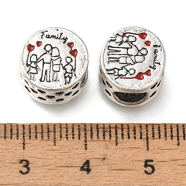 Rack Plating Alloy Enamel European Beads(PALLOY-A009-26P)-2