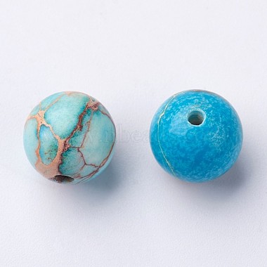 Perles rondes en jaspe impérial naturel(X-G-I122-10mm-10)-2