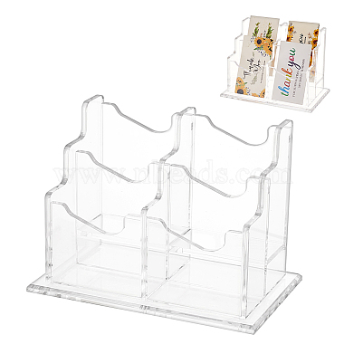 Clear Acrylic Name Card Holders & Straps