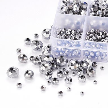 710Pcs Electroplate Transparent Glass Beads Strands(DIY-YW0003-07)-6
