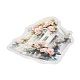 30Pcs Flower Courtyard Waterproof PET Self-Adhesive Decorative Stickers(DIY-M053-01B)-3