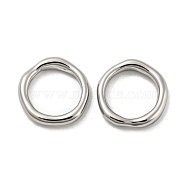304 Stainless Steel Linking Rings, Ring, Stainless Steel Color, 14x13.5x2.5mm, Inner Diameter: 10mm(STAS-L022-144P)
