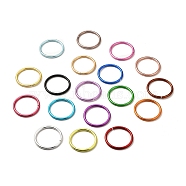 Aluminium Open Jump Rings, Round Ring, Mixed Color, 61x5mm, Inner Diameter: 53.2mm(ALUM-A004-01)