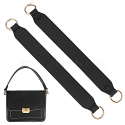 PU Leather Bag Strap, with Zinc Alloy Finding, for Bag Replacement Accessories, 34.1x3.4x0.3cm(FIND-WH0069-04D-1)
