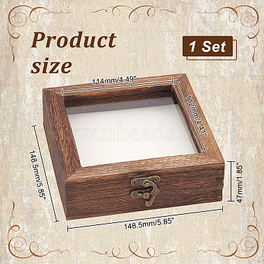 Wood Jewelry Presentation Boxes with White EVA Foam Mat Inside(ODIS-WH0061-06B)-2