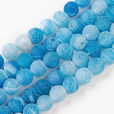 Natural Weathered Agate Beads Strands(G-G589-8mm-14)-4