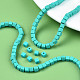 Chapelets de perle en pâte polymère manuel(X-CLAY-N008-061-03)-8