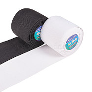 Flat Elastic Rubber Band, Webbing Garment Sewing Accessories, Mixed Color, 70mm, 10m/set(EC-BC0001-12-70mm)