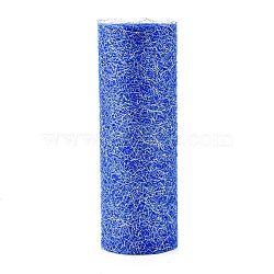 Mesh Ribbon Roll, Spider Web Trim Ribbon Roll, for DIY Craft Gift Packaging, Home Party Wall Decoration, Royal Blue, 6 inch(15cm),  10yards/roll(OCOR-K004-B07)