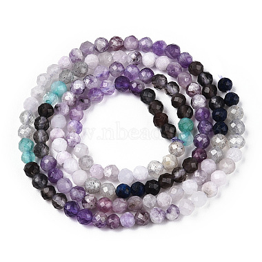 Natural & Synthetic Mixed Gemstone Beads Strands(G-D080-A01-02-23)-2
