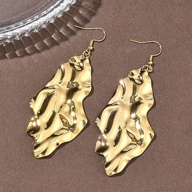 304 Stainless Steel Dangle Earrings(EJEW-F402-01G)-1