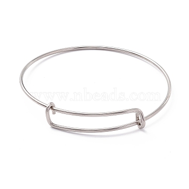 Adjustable 304 Stainless Steel Expandable Bangle Making(BJEW-UN0006-35P)-3