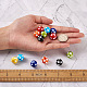 cheriswelry 120шт 8 цветные шарики из непрозрачной смолы(RESI-CW0001-06A)-6