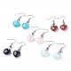 Natural & Synthetic Mixed Gemstone Dangle Earrings(EJEW-JE02730)-1