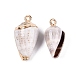 Electroplated Natural Shell Pendants(BSHE-Q020-07)-3