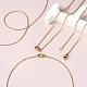 5 pièces 304 colliers de chaîne de câble en acier inoxydable pour hommes femmes(MAK-YW0002-02P)-6