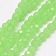 imitation jade perles de verre brins(EGLA-J042-4mm-28)-1