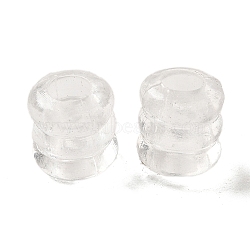 Transparent Acrylic Beads, Column, Clear, 8x7mm, Hole: 3mm, about 2500pcs/500g(TACR-G048-18)