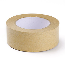 Writable Kraft Paper Tape, Eco-Friendly and Easy-to-Tear, for Masking, Sealing, Not Water-Activated, BurlyWood, 45mm, 10.93 Yard(10m)/roll(AJEW-P083-01B)