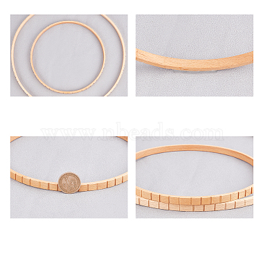 Nbeads Round Ring Wooden Knitting Looms Tool(TOOL-NB0001-59)-4