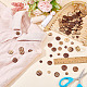 200Pcs 4 Style 2-Hole Flat Round Coconut Buttons(BUTT-AR0001-03)-5