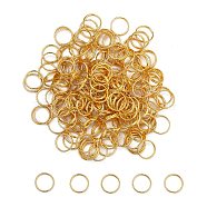 Brass Split Rings, Double Loops Jump Rings, Golden, 10x1.5mm, Inner Diameter: 9mm(X-KK-E647-09G-10mm)
