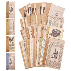 240Pcs 4 Style Scrapbook Kraft Paper Pad, for DIY Album Scrapbook, Greeting Card, Background Paper, Diary Decorative, Mixed Patterns, 16x8.4cm, 60pcs/bag, 1 bag/style(DIY-SZ0003-89)