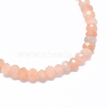 Natural Sunstone Beads Strands(G-F632-22D)-2