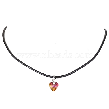 Heart Glass Necklaces