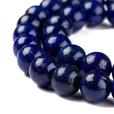 Natural Lapis Lazuli Round Beads Strands(G-I181-10-6mm)-5