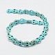 Skull Synthetic Turquoise Beads Strands(TURQ-I023-28x25mm-05)-2
