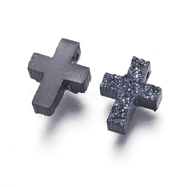 Imitation Druzy Gemstone Resin Beads(RESI-L026-F05)-2