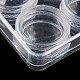 (Defective Closeout Sale:Box is Cracked )Transparent Plastic Nail Art Decorations Storage Box(AJEW-XCP0002-12)-6