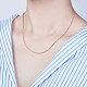 SHEGRACE 925 Sterling Silver Chain Necklaces(JN737B)-4