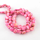 Dyed Natural Freshwater Shell Nuggets Bead Strands(X-SHEL-Q004-04)-2