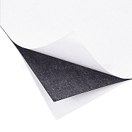 Sponge EVA Sheet Foam Paper Sets, With Double Adhesive Back, Antiskid, Rectangle, Black, 30x21x0.1cm(AJEW-BC0006-30C-02)