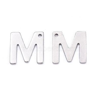 201 Stainless Steel Letter Charms(STAS-S036-M)-3