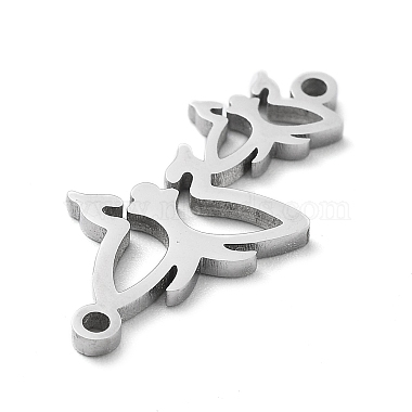 304 Stainless Steel Connector Charms(STAS-D036-03B-P)-2