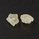 Perles de verre peintes par pulvérisation transparentes deux tons(GLAA-Q092-02-C04)-4